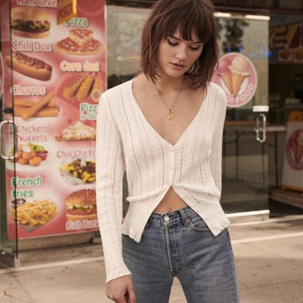 Sezane cardigan